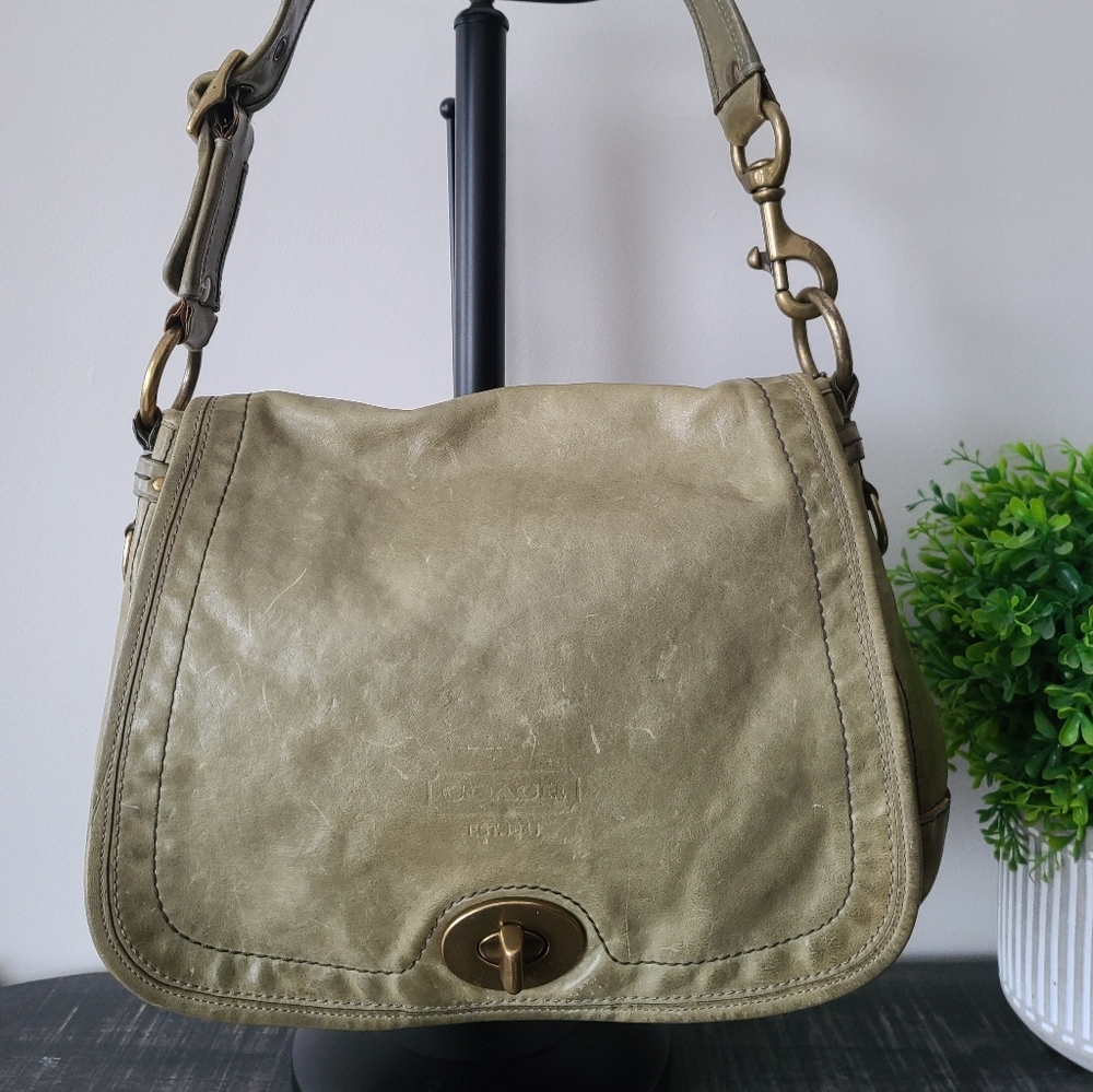 Coach Vintage Legacy 65th Anniversary Vachetta Leather Shoulder Bag #11134